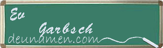 Ev Garbsch Visitenkarte